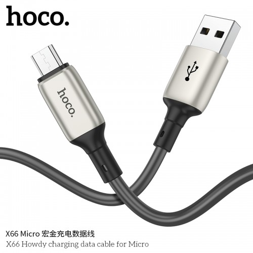 X66 Howdy Charging Data Cable Micro